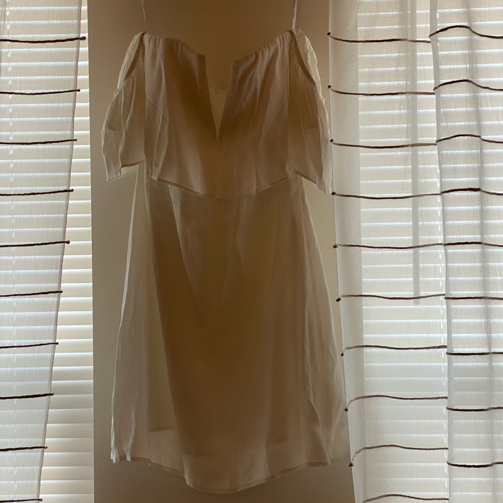 Lovers & friends white mini dress!
